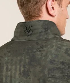 Tops|Coats & Jackets | Ariat Patriot Flag Camo Softshell Jacket Phantom