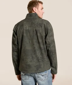 Tops|Coats & Jackets | Ariat Patriot Flag Camo Softshell Jacket Phantom