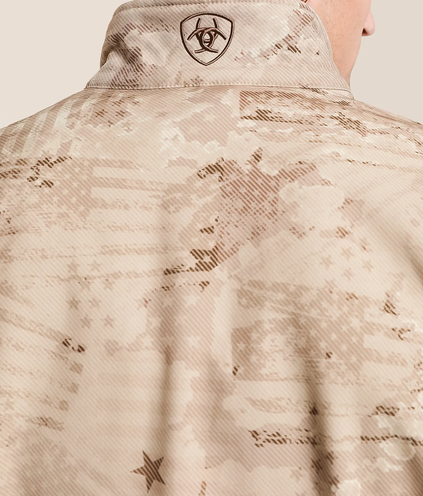 Tops|Coats & Jackets | Ariat Patriotic Softshell Jacket Tan