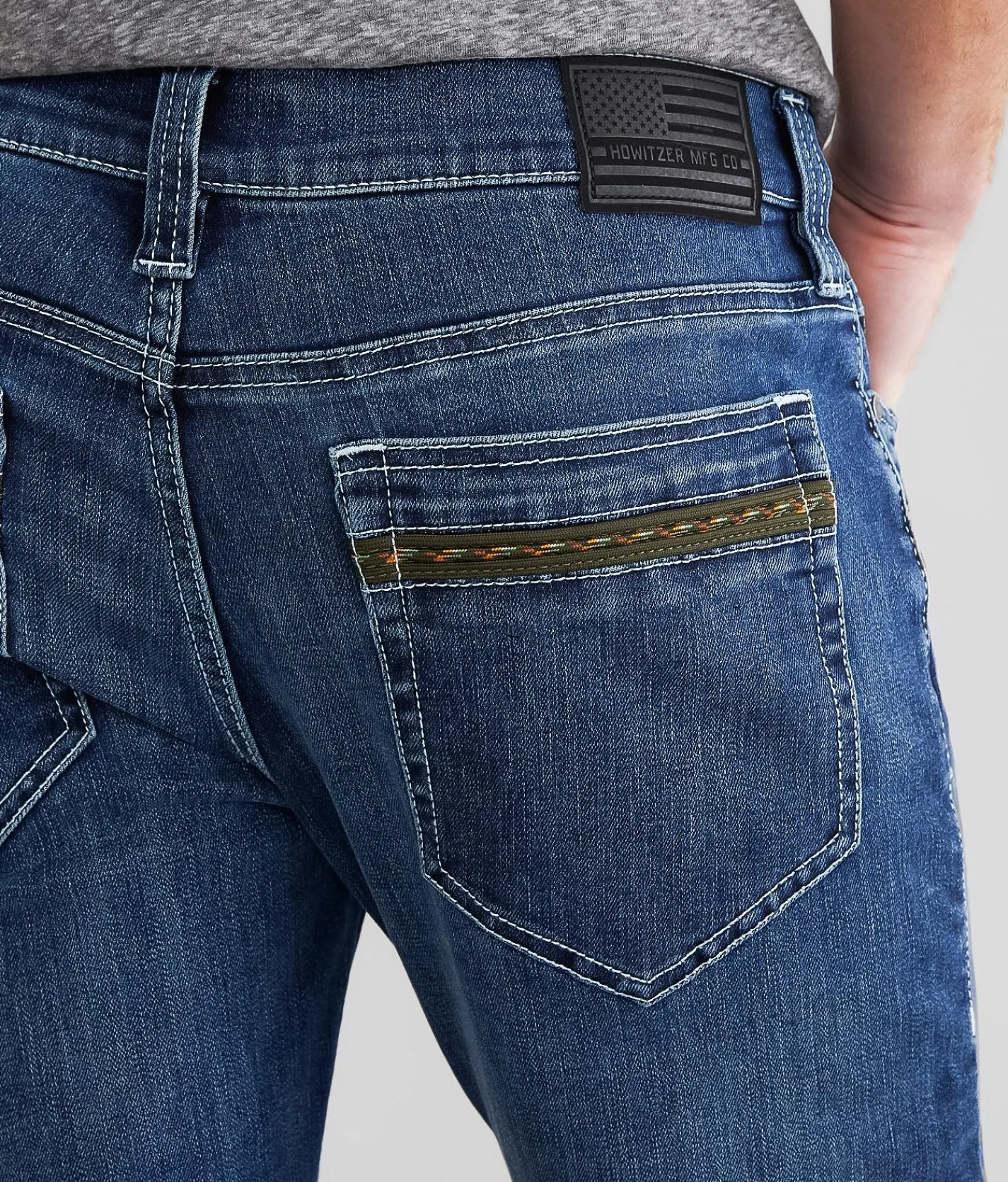 Sale Jeans|Bottoms | Howitzer Patriot Slim Straight Stretch Jean Divot