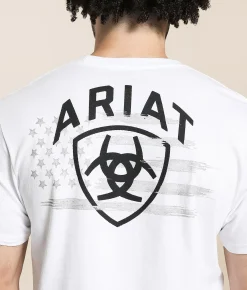 Ariat Patriot Strong T-Shirt White Hot