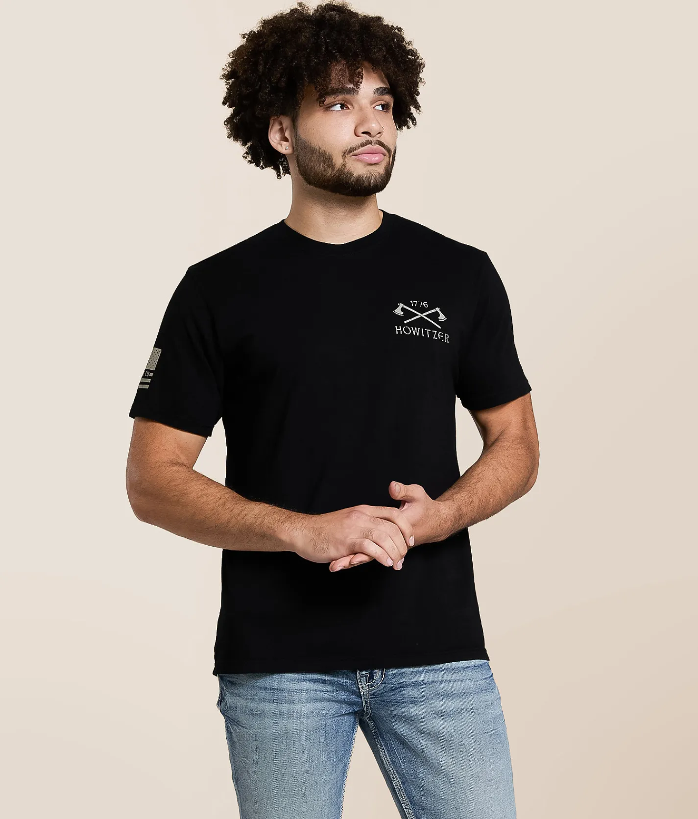 Howitzer Patriot Tarot Card T-Shirt Black Sale