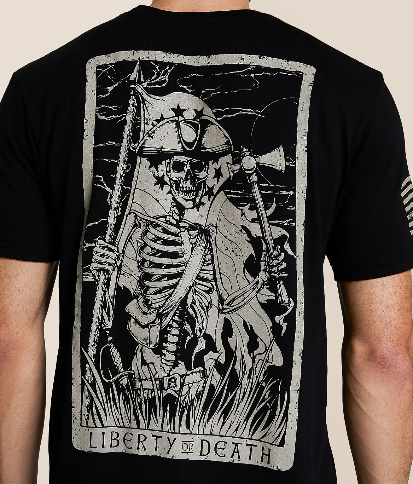 Howitzer Patriot Tarot Card T-Shirt Black Sale