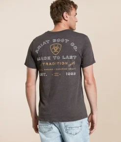 Ariat Patriot Valley T-Shirt Heather Brown Online