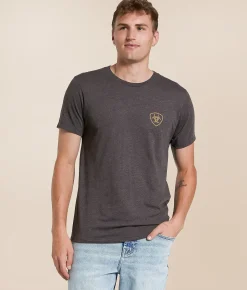 Ariat Patriot Valley T-Shirt Heather Brown Online
