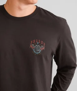 Sullen Patron Saint T-Shirt Vintage Black Discount