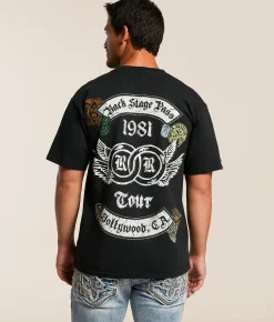 Tops | Rock Revival Paul T-Shirt Brown