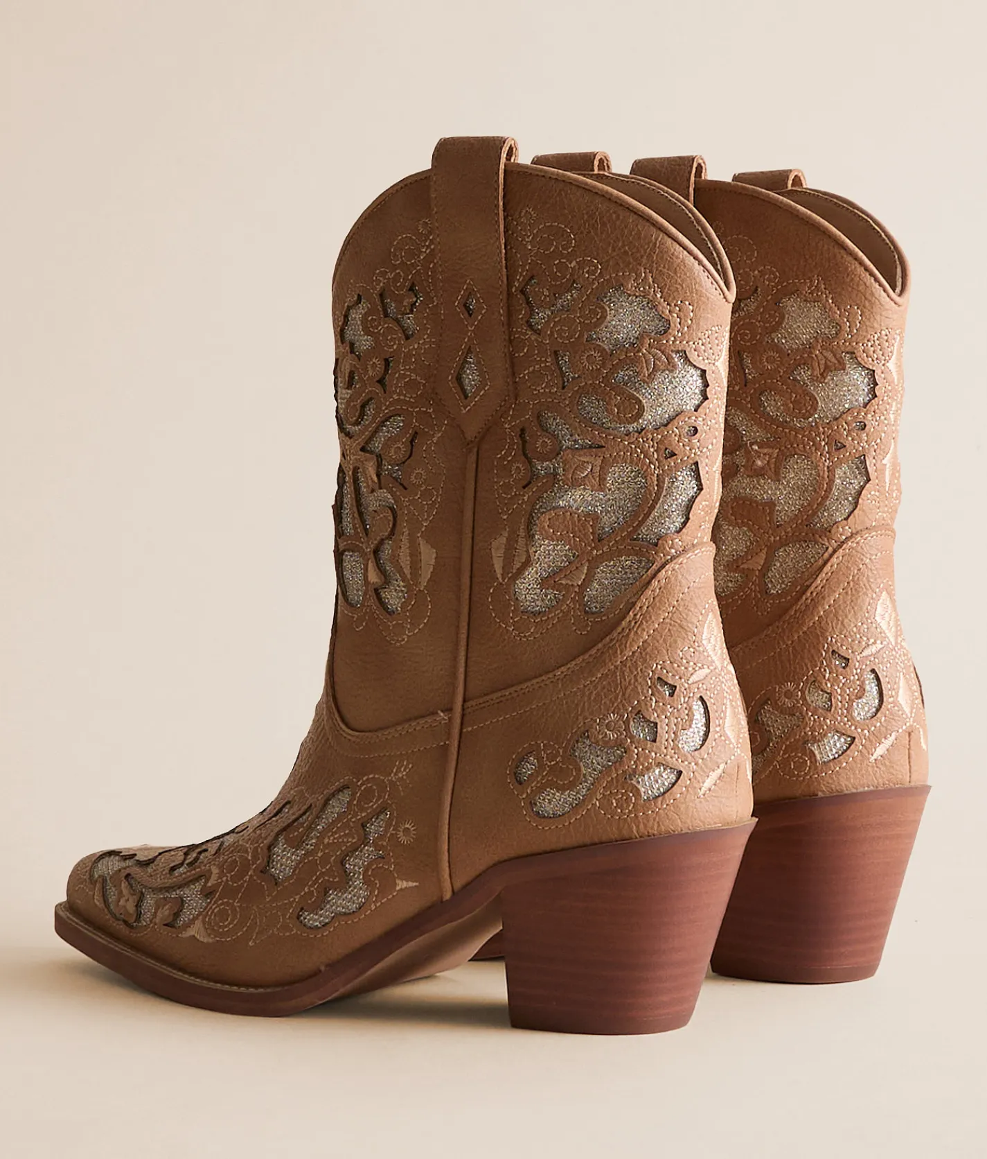 Mi.iM Pax Western Ankle Boot Lt Brown Clearance