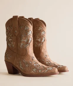 Mi.iM Pax Western Ankle Boot Lt Brown Clearance