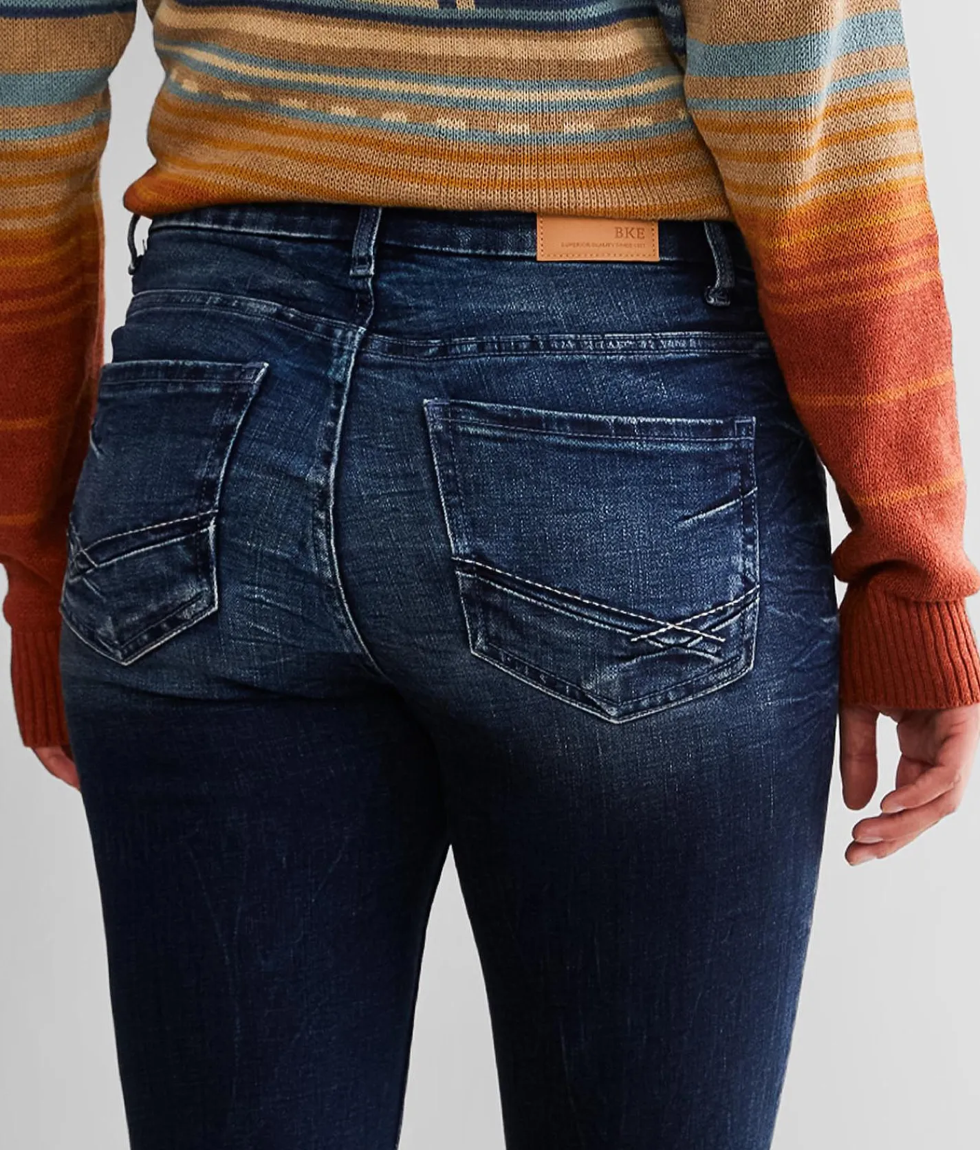 BKE Payton Ankle Skinny Stretch Jean Brunken Hot