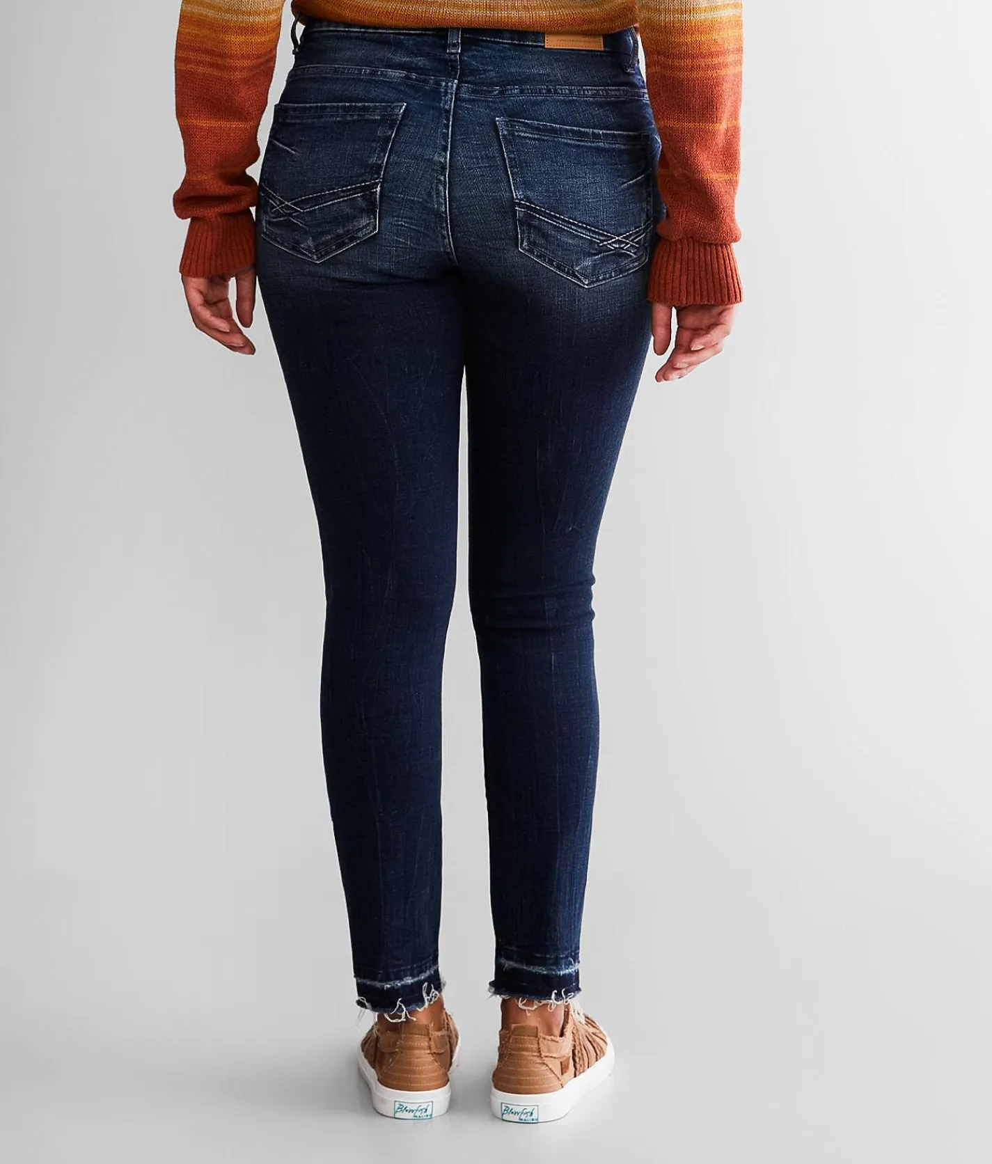 BKE Payton Ankle Skinny Stretch Jean Brunken Hot