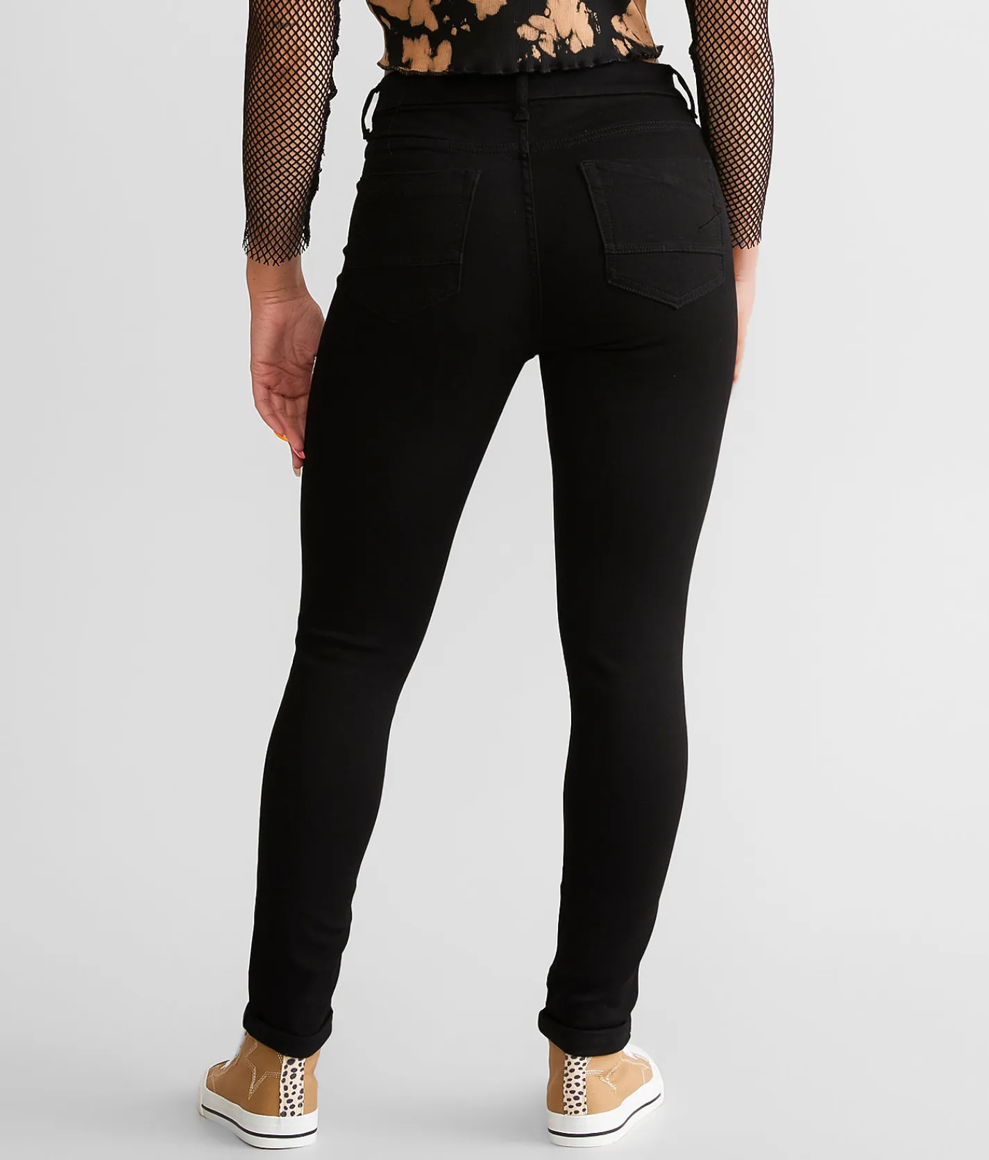 BKE Payton Ankle Skinny Stretch Jean Black Best