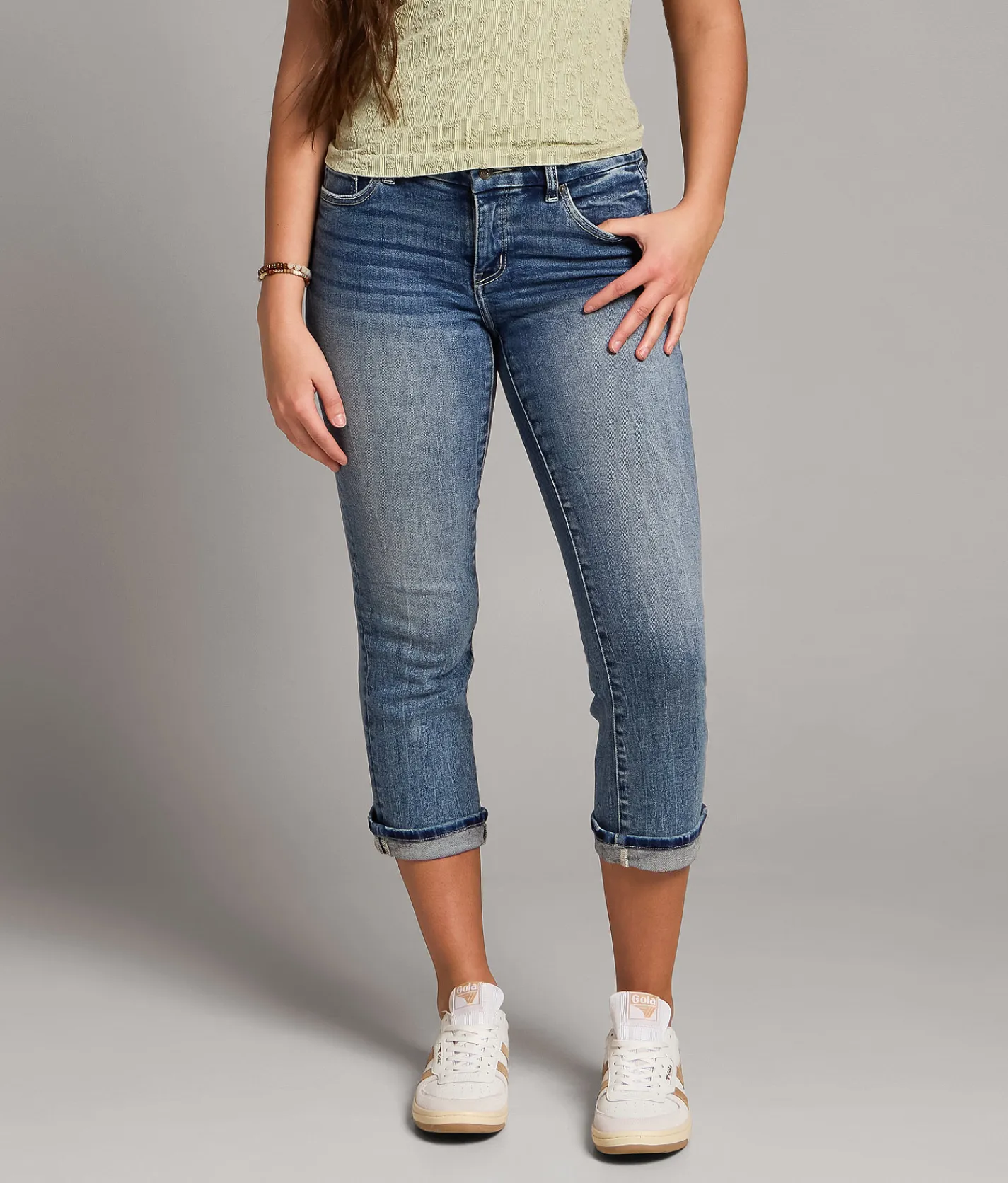 BKE Payton Capri Stretch Jean Ruddy 3 Discount