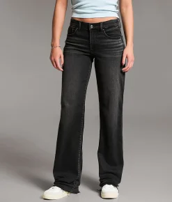 BKE Payton Classic Straight Stretch Jean Washed Black Online