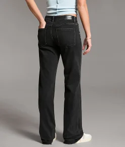 BKE Payton Classic Straight Stretch Jean Washed Black Online