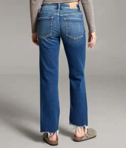 BKE Payton Cropped Straight Stretch Jean Eastlack Hot