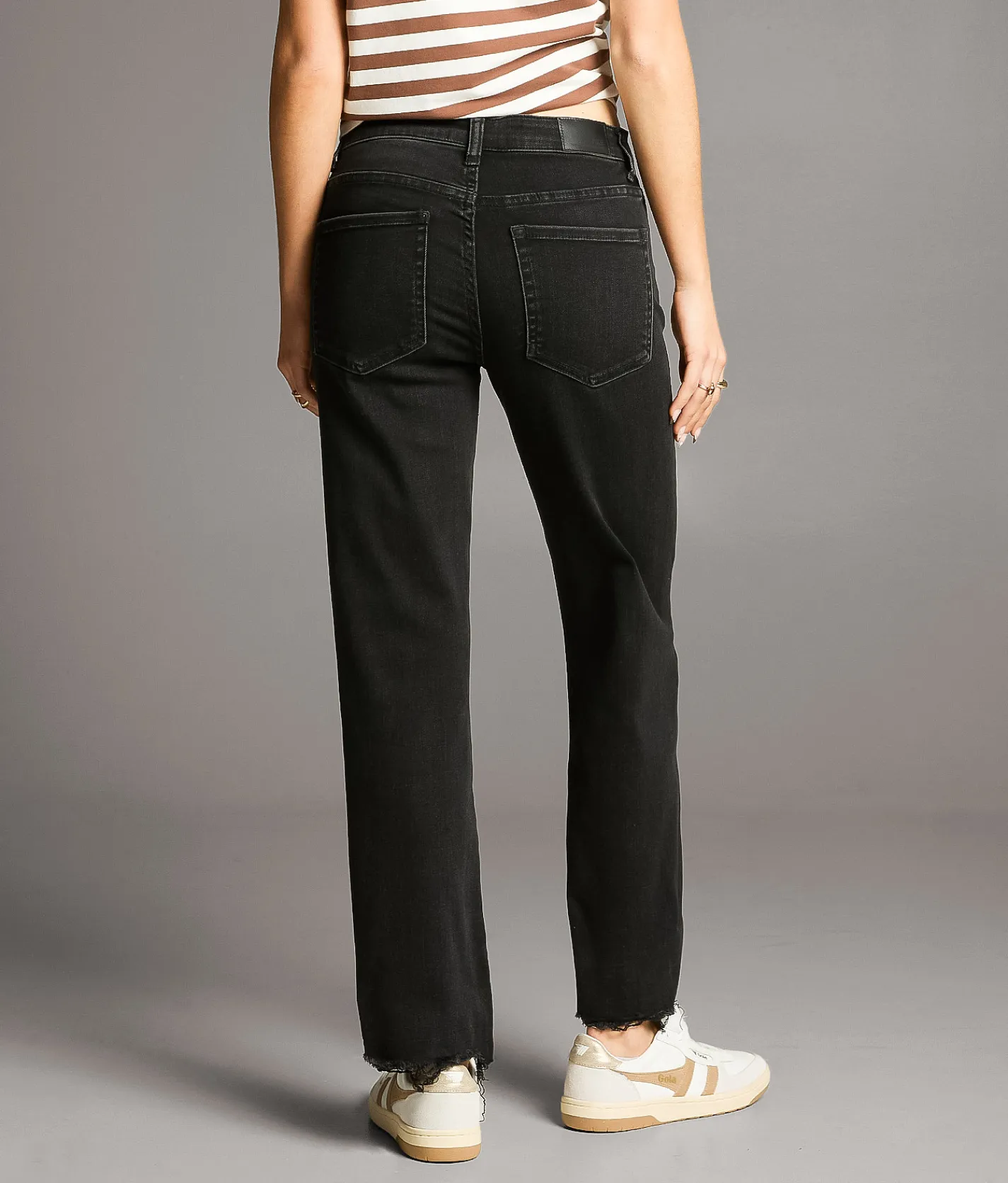 Jeans|Bke Jeans | BKE Payton Cropped Straight Stretch Jean Washed Black