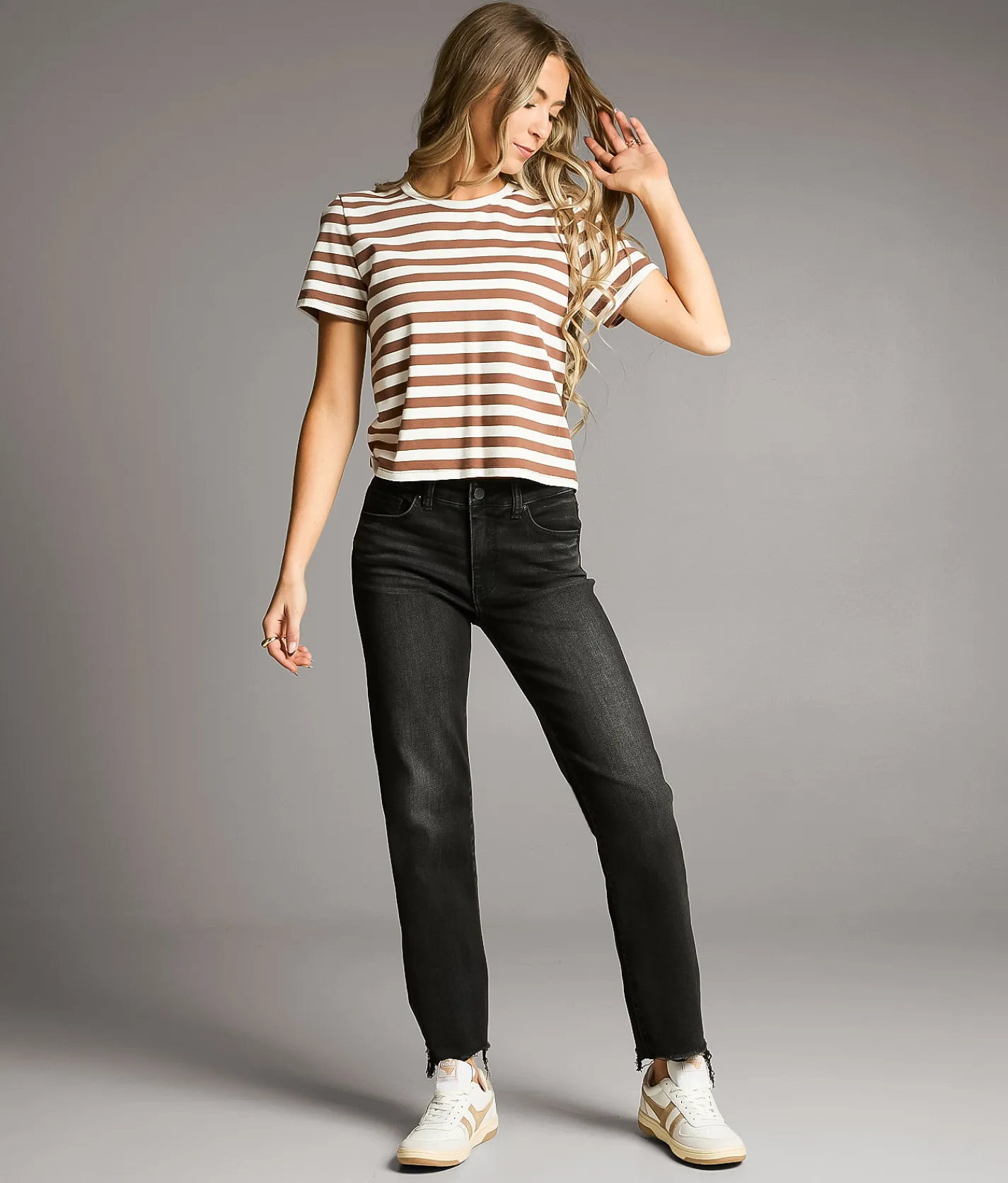 Jeans|Bke Jeans | BKE Payton Cropped Straight Stretch Jean Washed Black