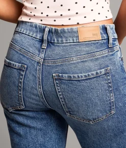 BKE Payton Cropped Straight Stretch Jean Disham Clearance