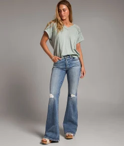 Jeans|Bottoms | BKE Payton Flare Stretch Jean Cutler 2