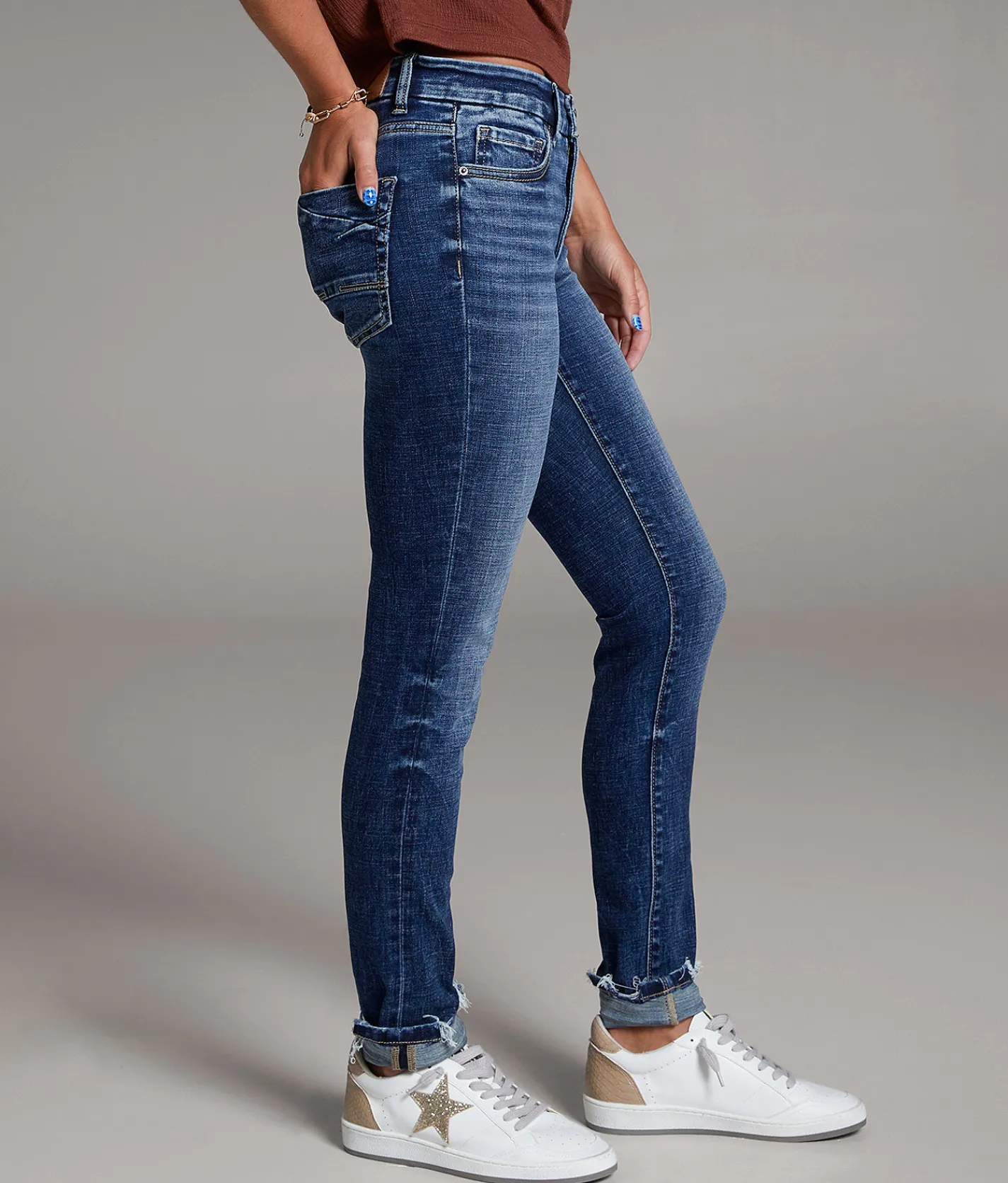 BKE Payton Skinny Stretch Cuffed Jean Garrod Clearance
