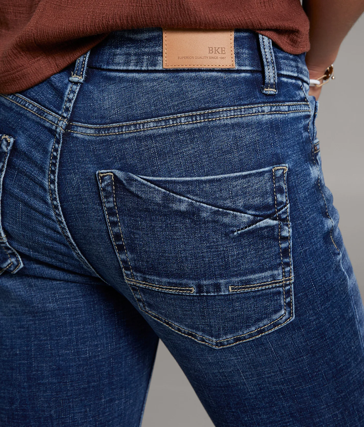BKE Payton Skinny Stretch Cuffed Jean Garrod Clearance