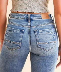 BKE Payton Straight Cuffed Stretch Jean Koerner New