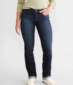 BKE Payton Straight Stretch Cuffed Jean Swartz Online
