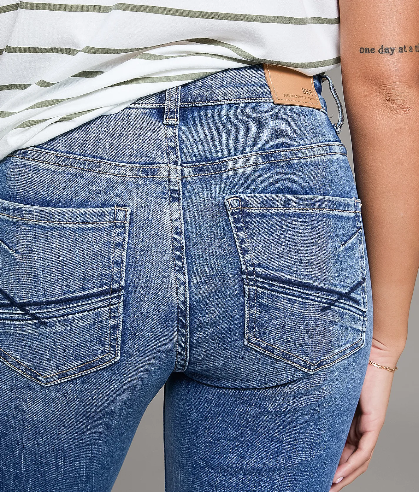 Jeans|Bke Jeans | BKE Payton Straight Stretch Cuffed Jean Hedrig