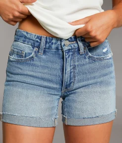 Shorts|Bottoms | BKE Payton Stretch Cuffed Short Tyska
