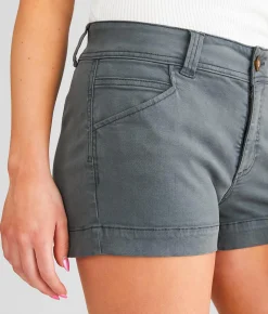 BKE Payton Stretch Short Gunmetal New
