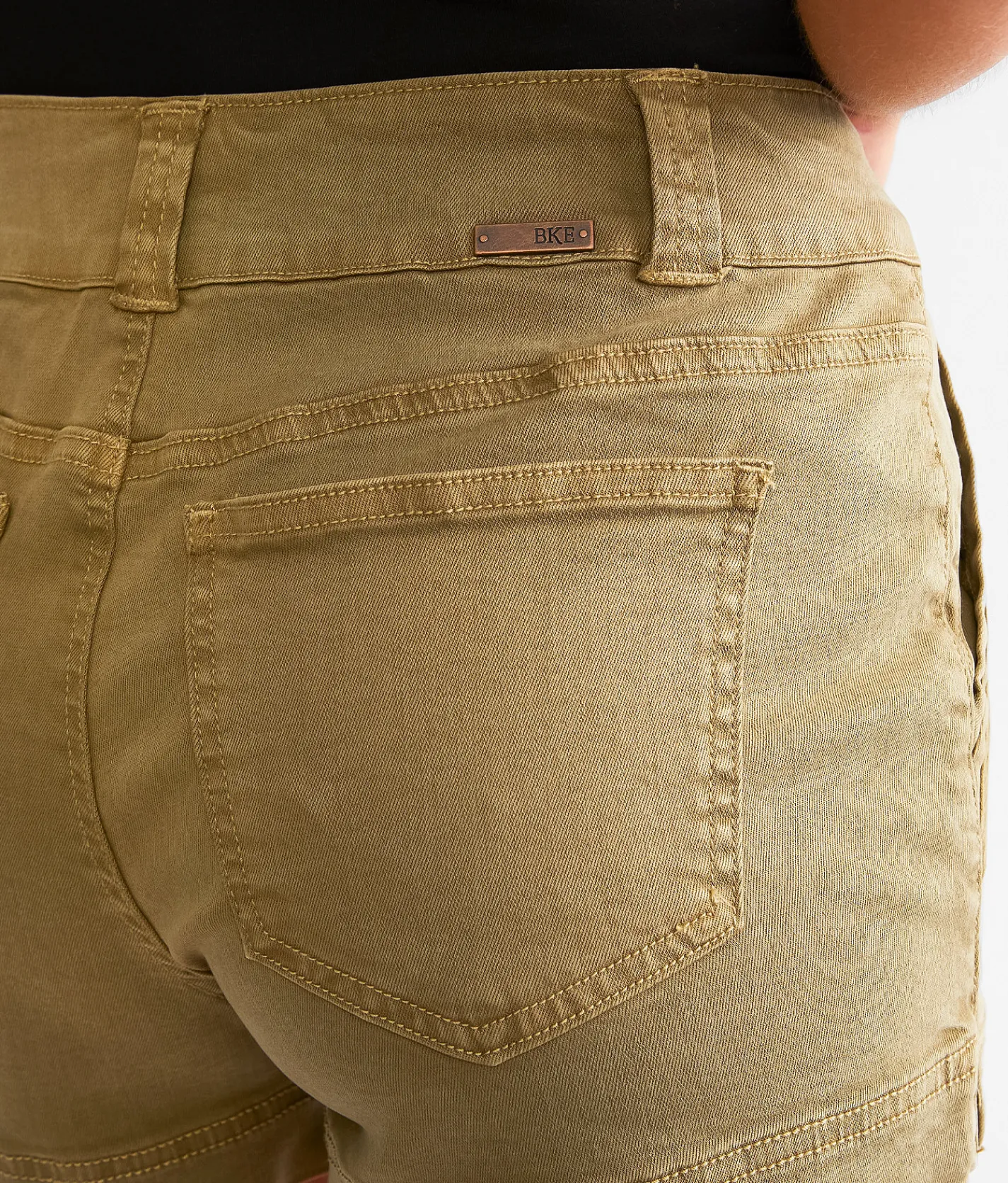 BKE Payton Stretch Short Gothic Olive Hot