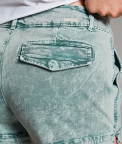 BKE Payton Stretch Short Washed Green Outlet