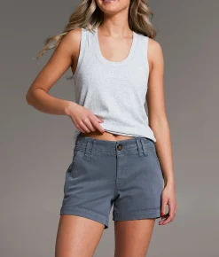 Bottoms|Shorts | BKE Payton Stretch Short Gunmetal