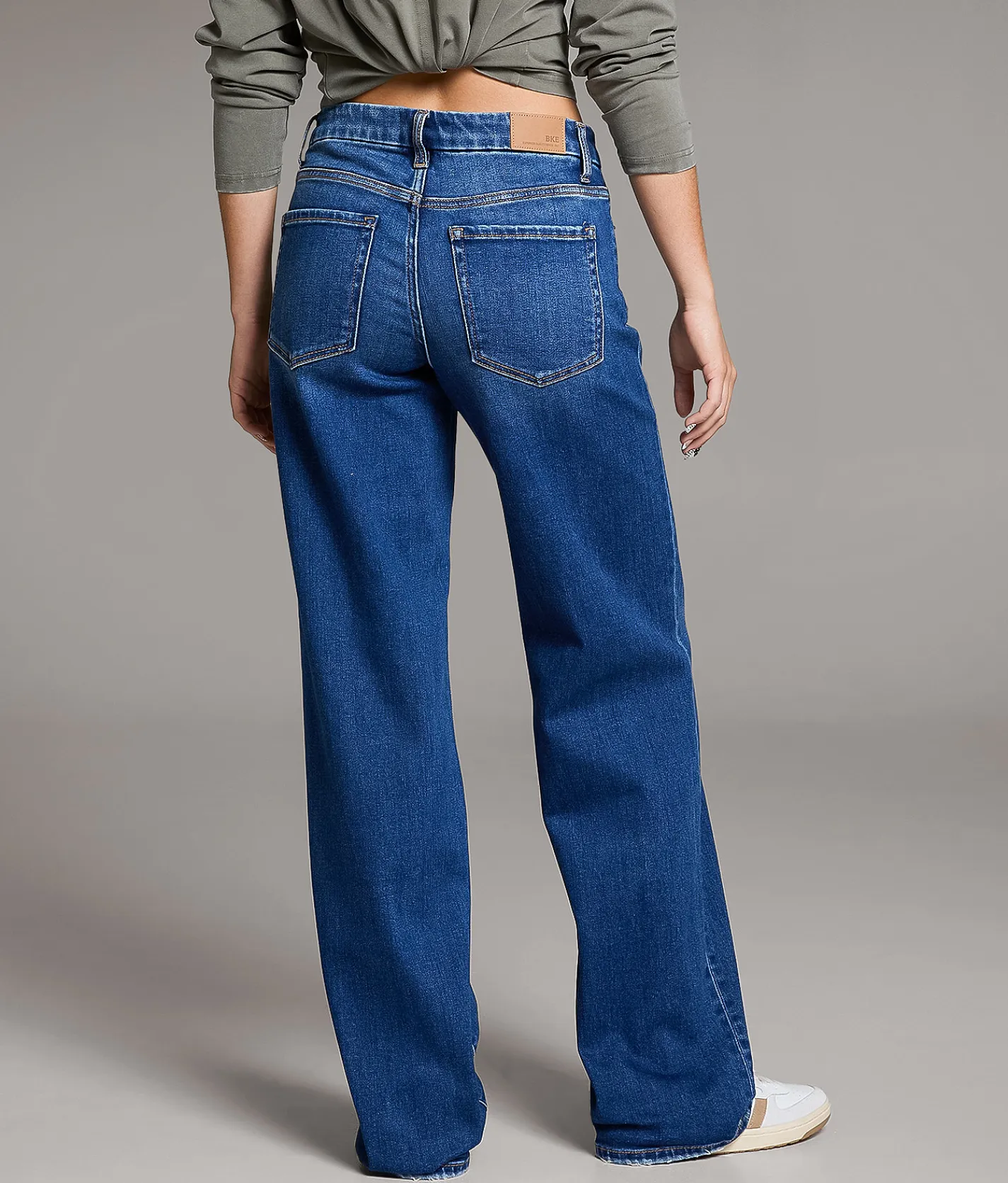 BKE Payton Wide Leg Stretch Jean Ashby Hot