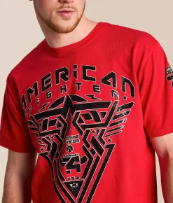 American Fighter Peaks Mill T-Shirt Paprika New