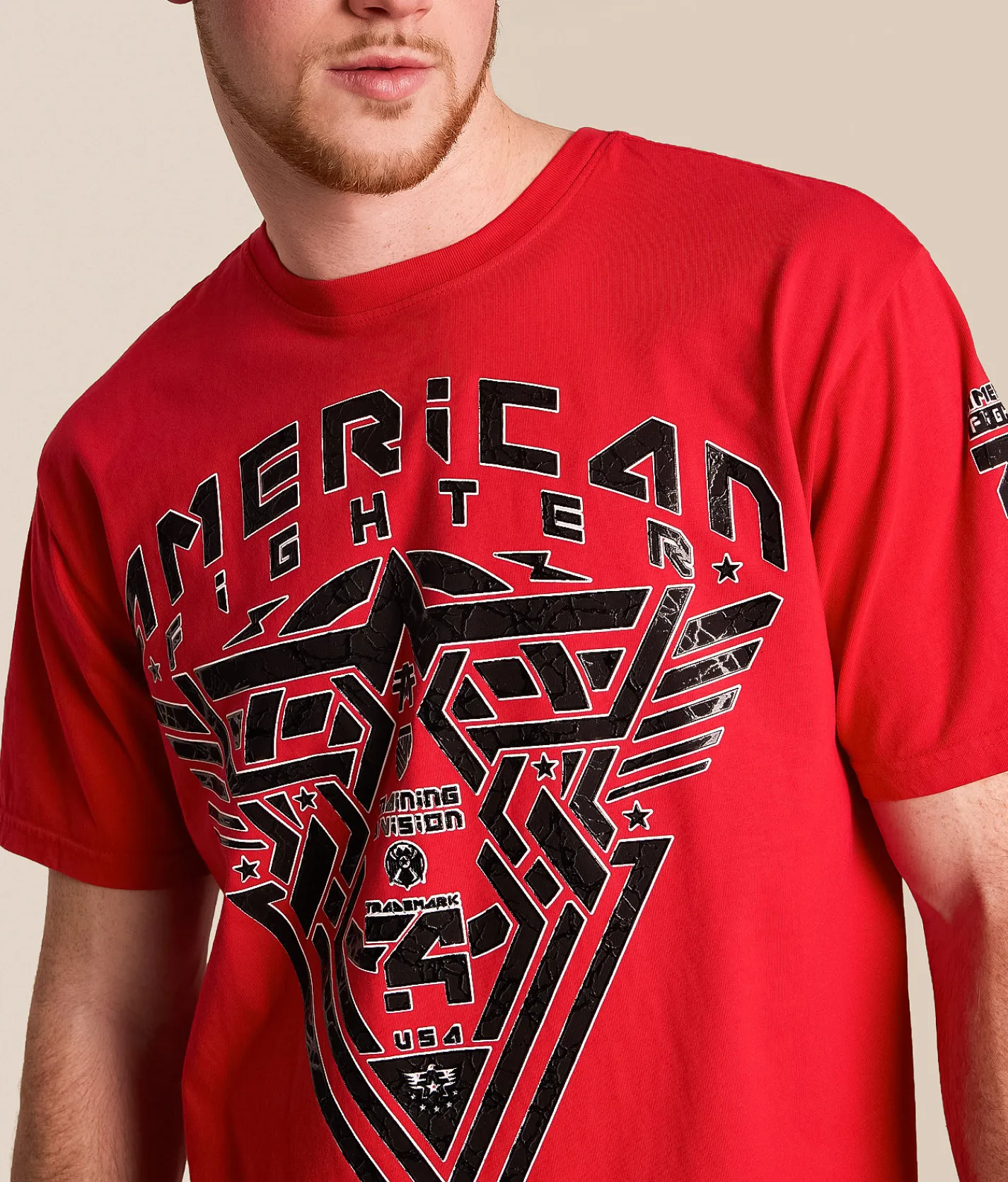 American Fighter Peaks Mill T-Shirt Paprika New