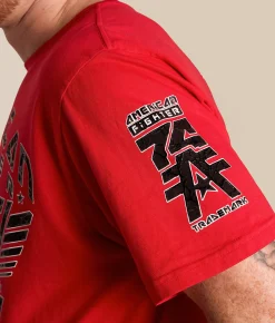 American Fighter Peaks Mill T-Shirt Paprika New