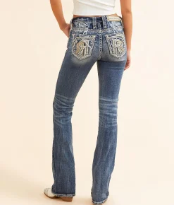 Jeans|Bottoms | Rock Revival Pearla Mid-Rise Boot Stretch Jean Pearla MB200