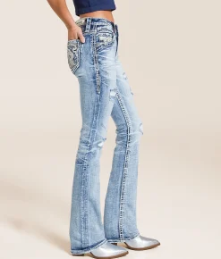 Rock Revival Pearlie Mid-Rise Tailored Boot Stretch Jean Pearlie MT207 Discount
