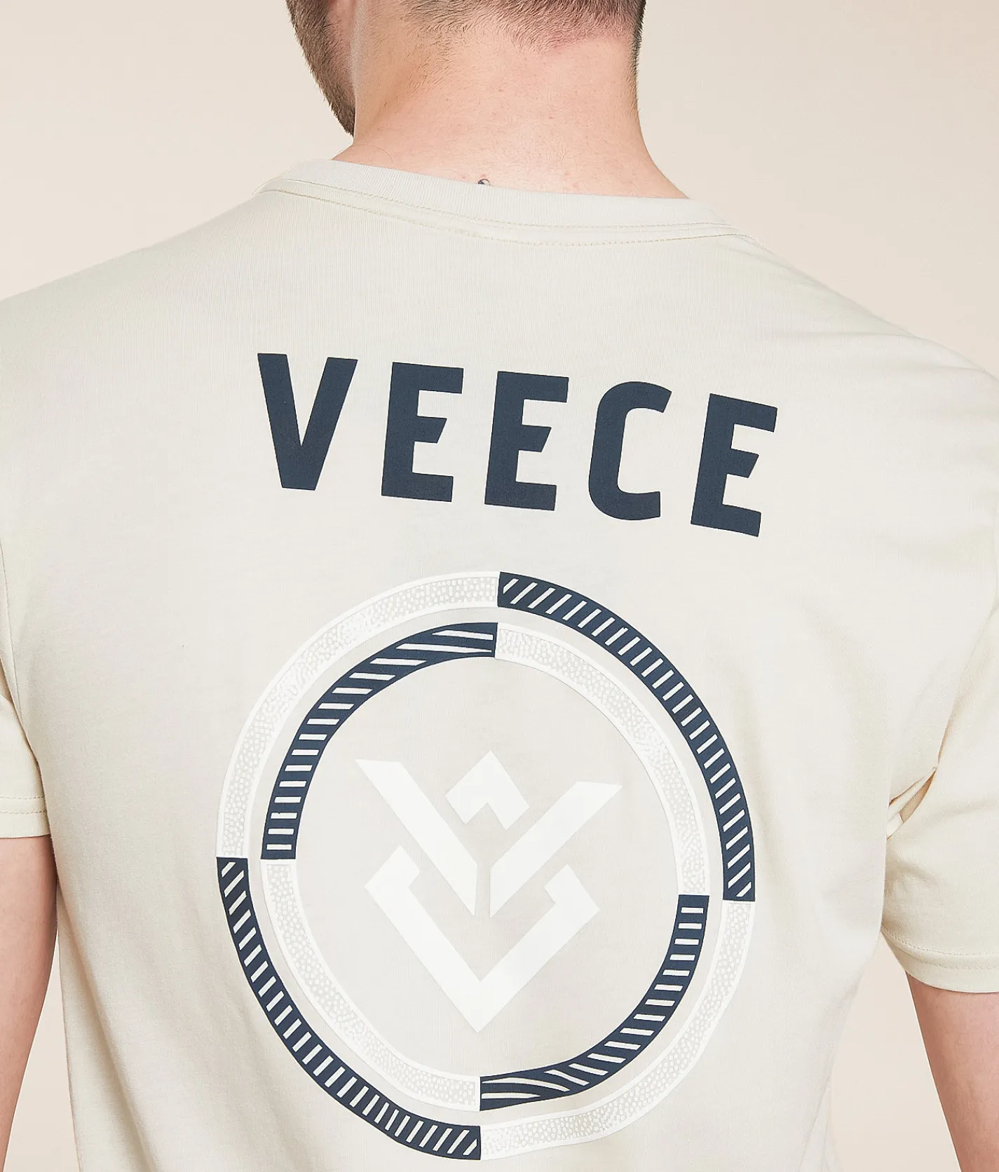 Veece Peer Through T-Shirt Sand Heather Clearance