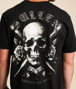 Tops|Graphic T-Shirts | Sullen Pena T-Shirt Jet Black
