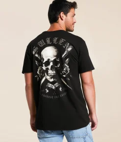 Tops|Graphic T-Shirts | Sullen Pena T-Shirt Jet Black