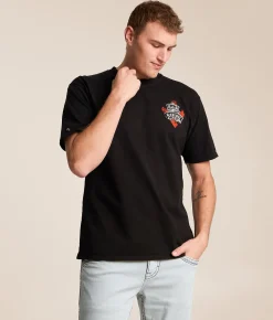 Rock Revival Penn T-Shirt Black Dust Clearance