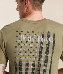 Howitzer People Creed T-Shirt Camel Sale