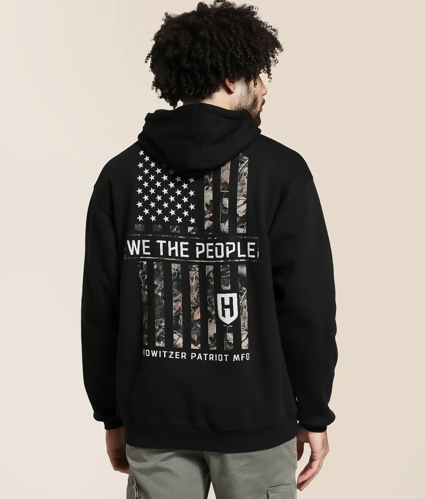 Tops | Howitzer People Stamp Hooded Sweatshirt Black