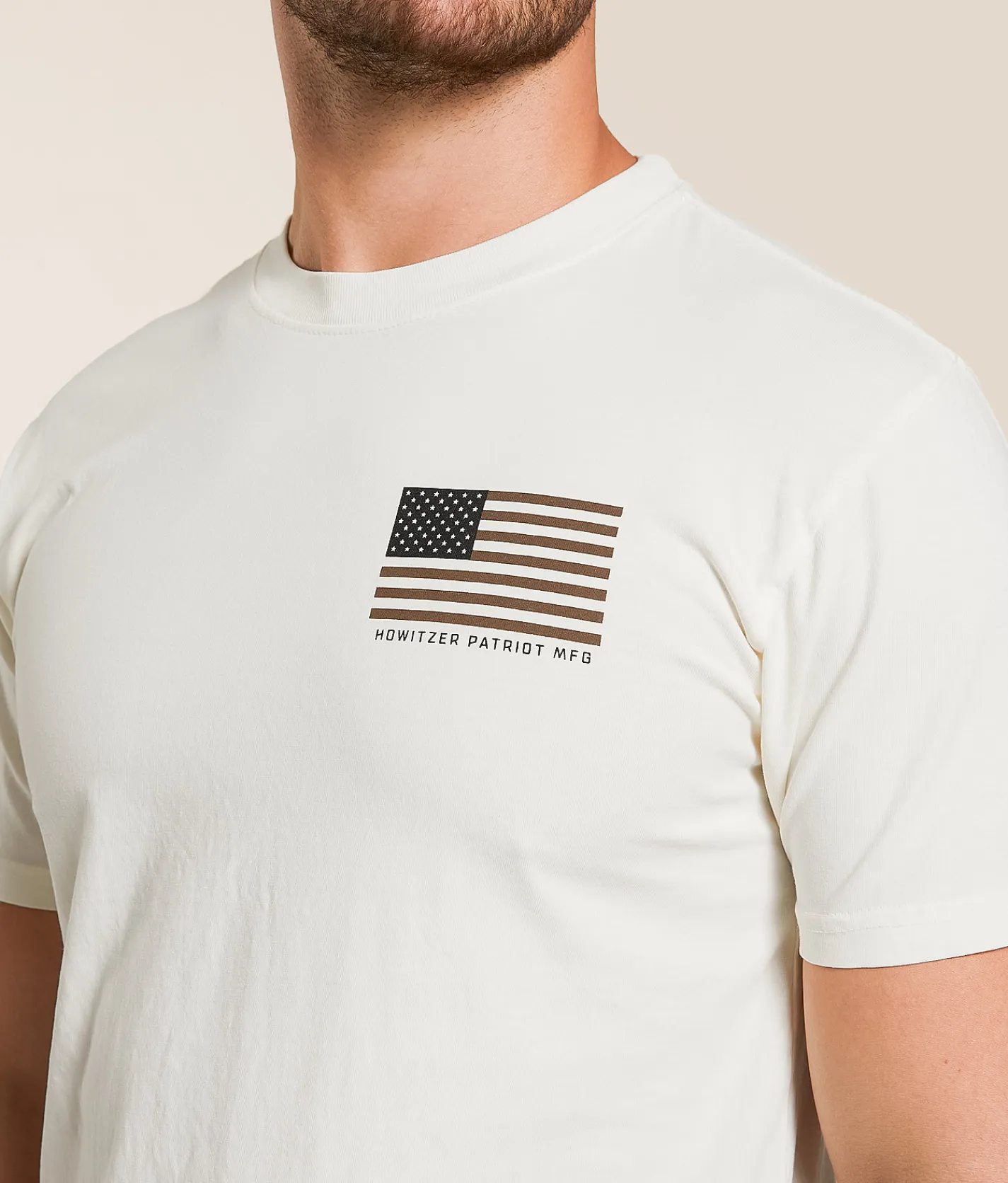 Tops | Howitzer People Stamp T-Shirt Antique White