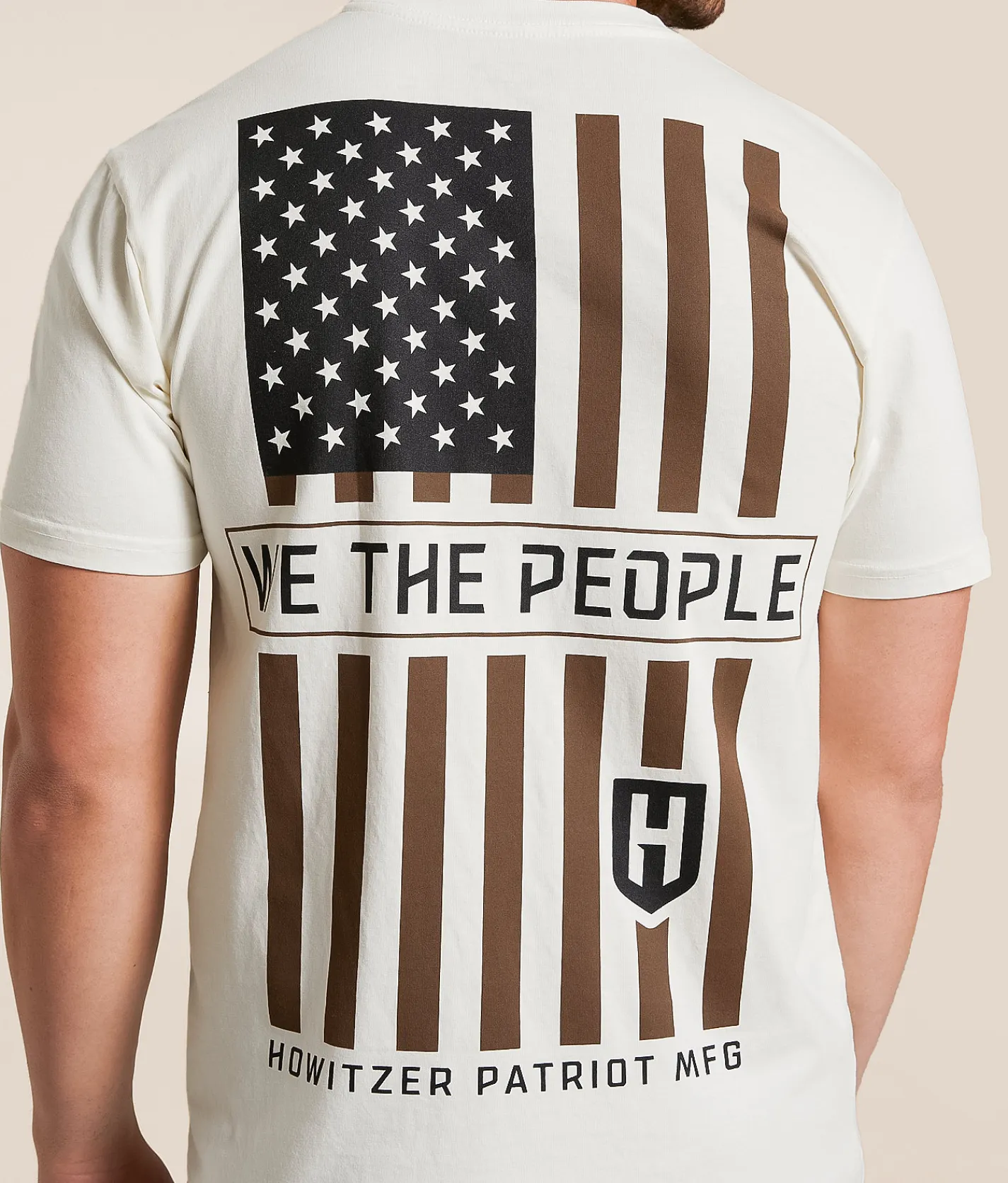 Tops | Howitzer People Stamp T-Shirt Antique White