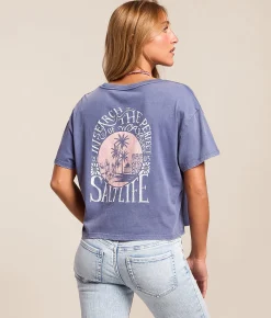 Tops | Salt Life Perfect Wave T-Shirt Indigo