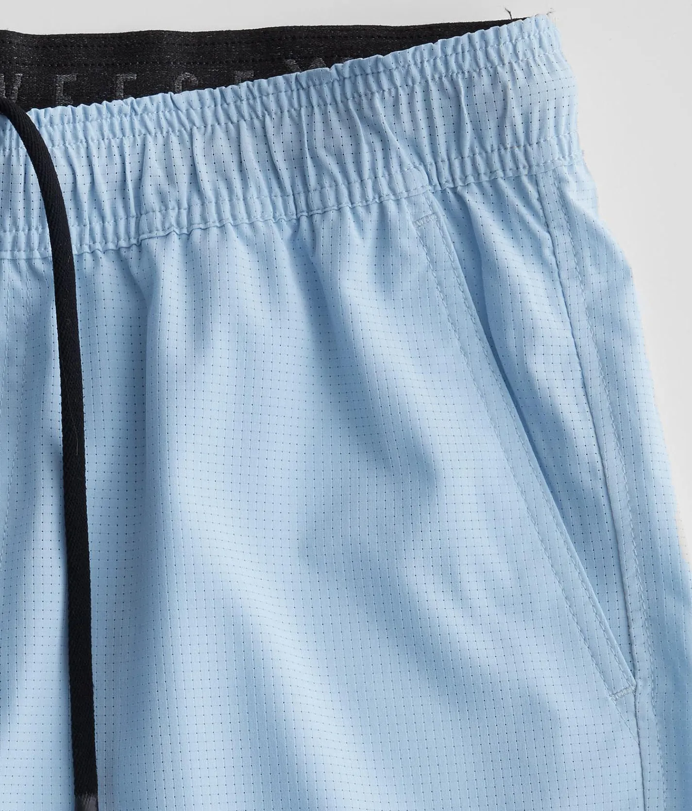 Bottoms|Activewear | Veece Perforated Active Stretch Short Light Blue